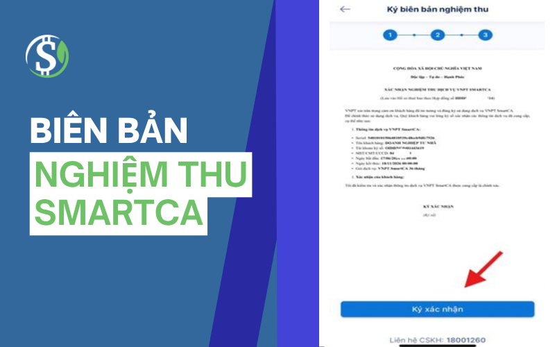 Biên bản nghiệm thu SmartCA - Bảng giá chữ ký số Biên bản nghiệm thu SmartCA - Bảng giá chữ ký số